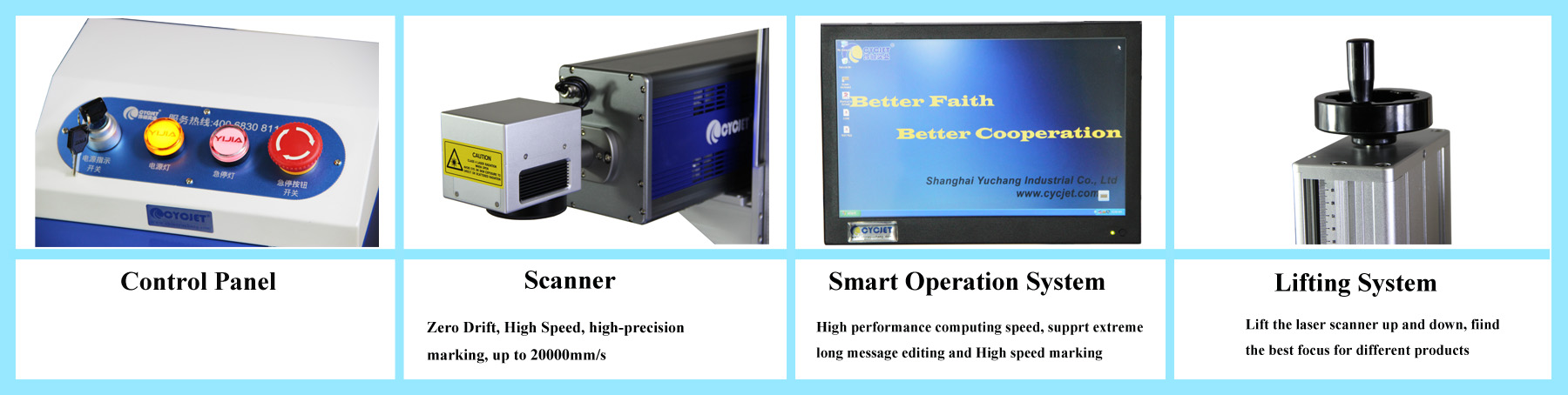 Spare parts of CYCJET CO2 Laser Marking Machine.jpg